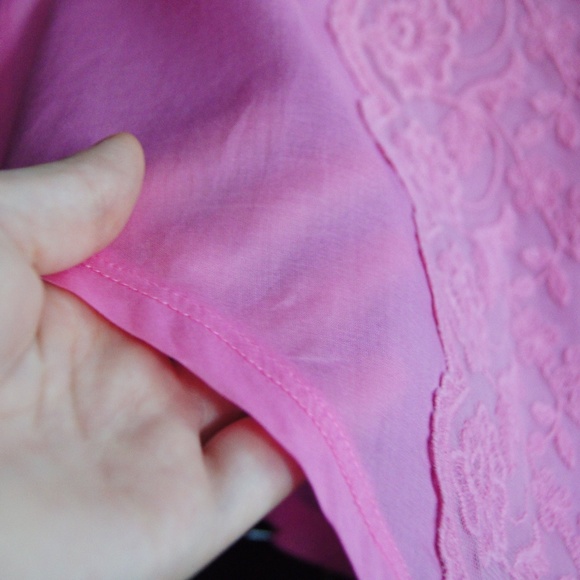 Floral Pink Hollister Tank Top - Picture 4 of 5